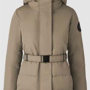 Canada Goose Beige Puffer Jacket